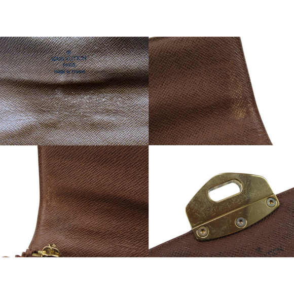 Louis Vuitton Monogram Etoile Portefeuille Sara Quilted Long Wallet Brown - Picture 5 of 6